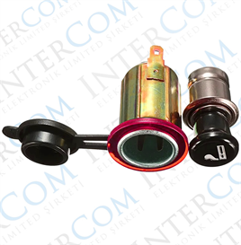 IC-246B-6 ÇAKMAK VE ŞASE SOKET 12V 10A 