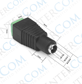 IC-254D Klemensli Jak Dişi 2,1mm