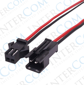 IC-261J-0 JST SM 2P Kablolu Konnektor Takım