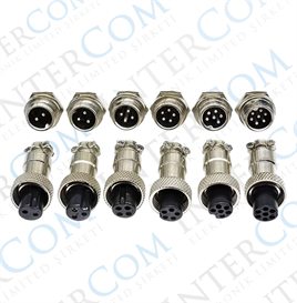 IC-261M 12mm Mayk Fiş Şase Erkek - Seyyar Dişi