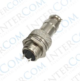 IC-261M 12mm Mayk Fiş Şase Erkek - Seyyar Dişi