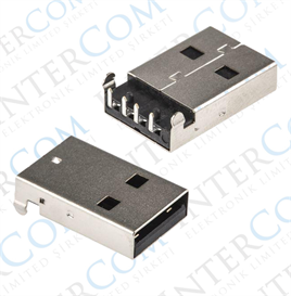 IC-264 USB Şase A Tip 90° Erkek