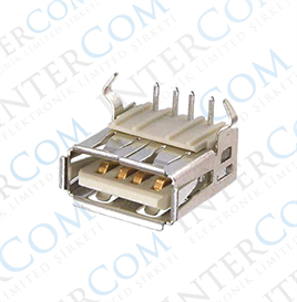 IC-265 USB Şase A Tip 90° Dişi