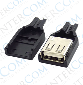 IC-265F USB Seyyar Dişi Kapaklı