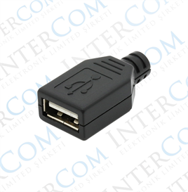 IC-265F USB Seyyar Dişi Kapaklı