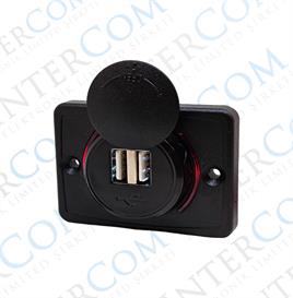 IC-266C-2 Pano Tip İkili Usb Kulaklı - Şarj