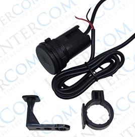 IC-266F-4 MOTORSİKLET USB TEKLİ SU GEÇİRMEZ - ŞARJ