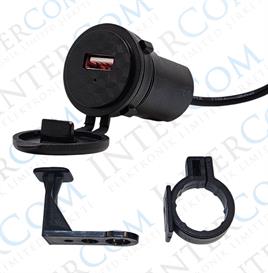IC-266F-4 MOTORSİKLET USB TEKLİ SU GEÇİRMEZ - ŞARJ