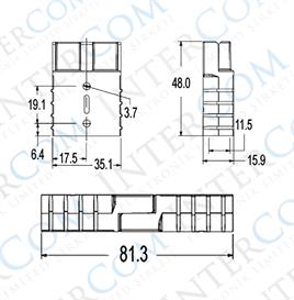 IC-266S ANDERSON SOKET 50A