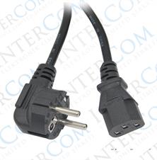 IC-268 Power Kablo L Erkek/Düz Dişi
