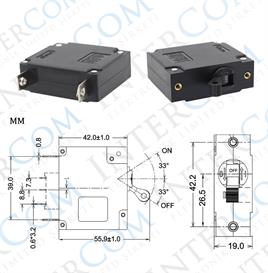 IC-271D TEK KUTUPLU DEVRE KESİCİ ŞALTER
