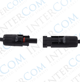 IC-273-2  MC4 Güneş Paneli Konnektörü 2li Kablolu Set