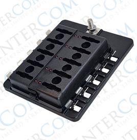 IC-276A-10 SİGORTA KUTUSU 10LU İKAZ IŞIKLI