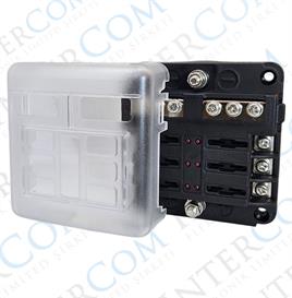 IC-276B-6 SİGORTA KUTUSU 6LI İKAZ IŞIKLI ŞASE BARELİ