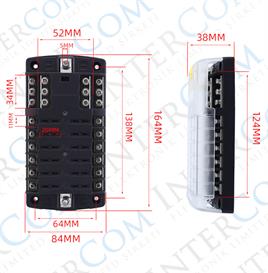 IC-276C-12 SİGORTA BLOĞU 12Lİ