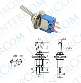 IC-137 Toggle Switch ON-OFF Ø5mm SMTS-102