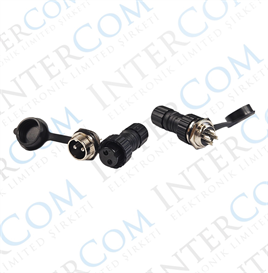 IC-261N GX16 Su Geçirmez Mayk Konnektör