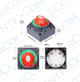 IC-275D-2   AKÜ ŞALTERİ 500A 3P 1+2 ÇİFT DEVRELİ 