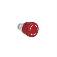 LAS1-AGQ-11TS 19mm Metal Acil-Stop Bas-Çevir 1NO/1NC IP65
