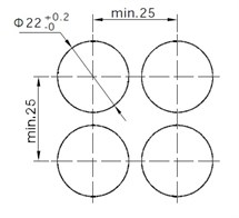 LAS1-AY-11X-21 16mm Mandal Buton OFF-ON 1NO/1NC