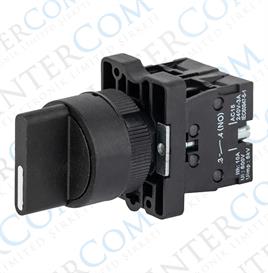 LAY5-ED33 22mm Kısa Mandal 1-0-2 Kalıcı (2NO)