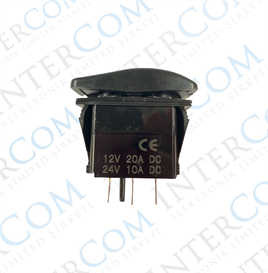 IC-134M-N7 MARİN SWITCH 3P (ON)-OFF-(ON) 12-24V LEDSİZ