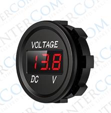 VOLTMETRE + ÇAKMAK GİRİŞİ + 2Lİ USB + 3LÜ KULAK  PANO TİP 28MM