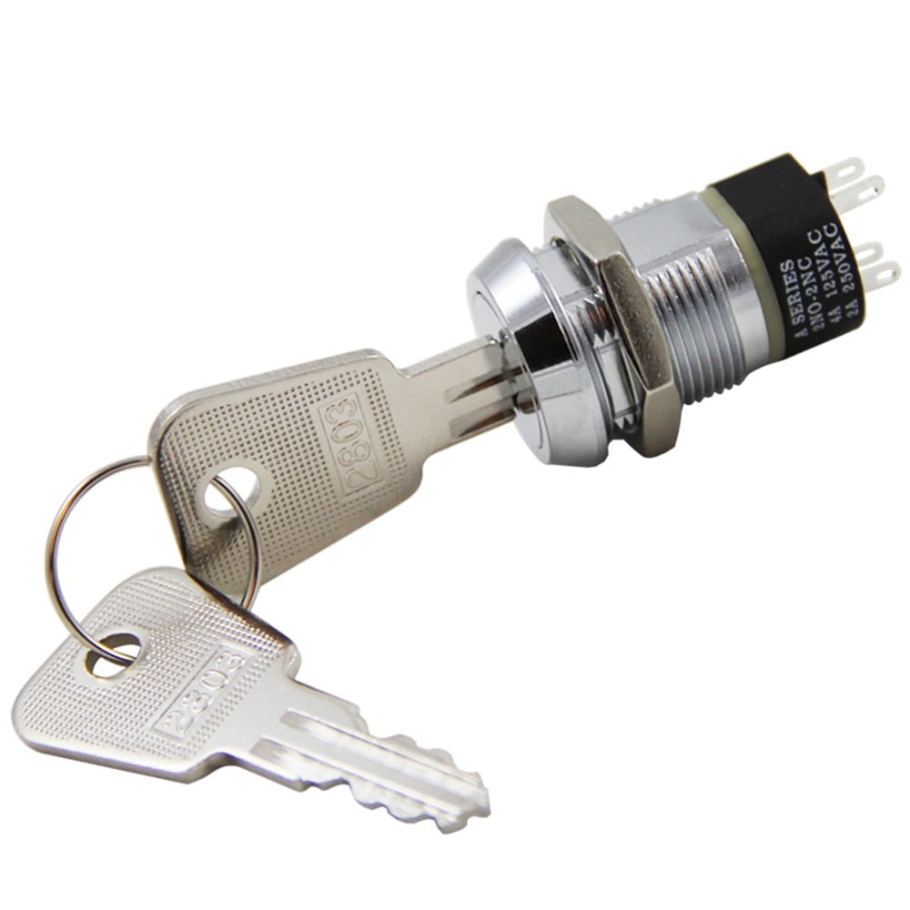   IC-195C Anahtarlı Switch 0-1 Ø19mm