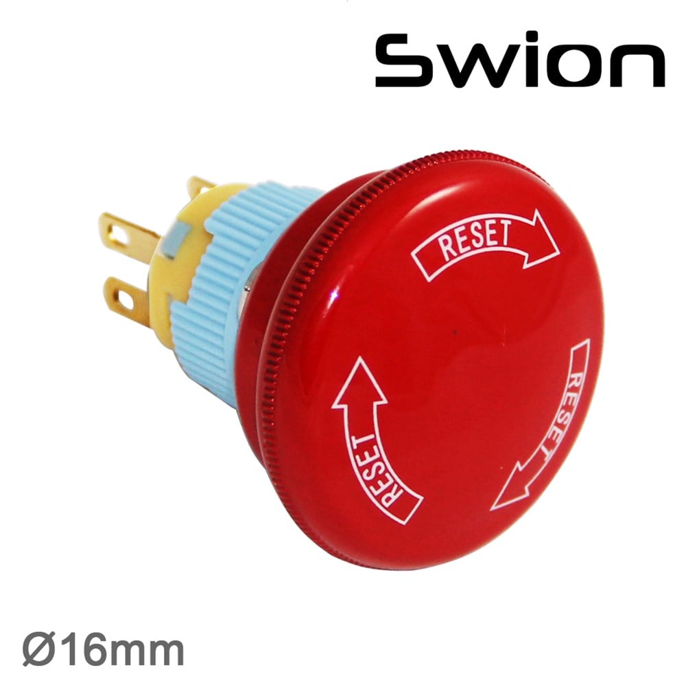   IC180D-33 16mm Acil-Stop Bas-Çevir 2NC Kafa:33mm