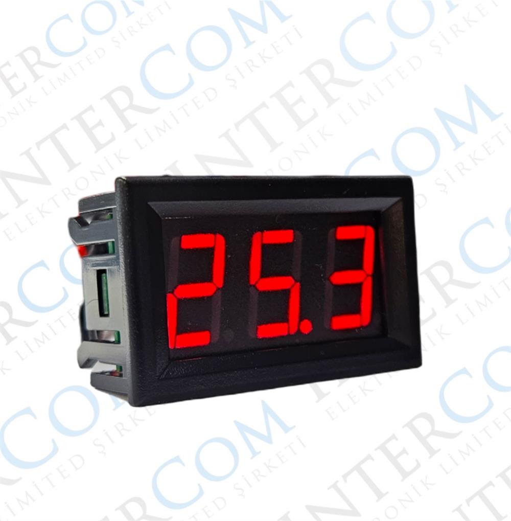  IC278D DİJİTAL TERMOMETRE -50' / +110' DC 5-30V 	