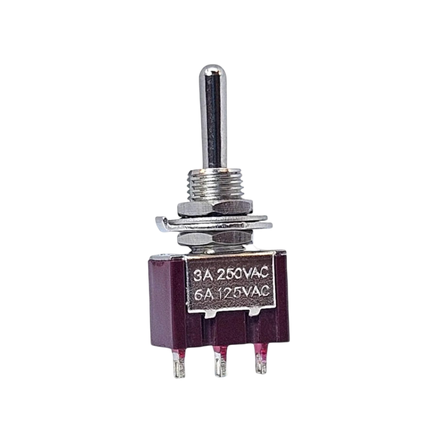 IC-143 Toggle Switch Yaylı MOM-OFF-MOM (Kaliteli) Ø6mm MTS-123