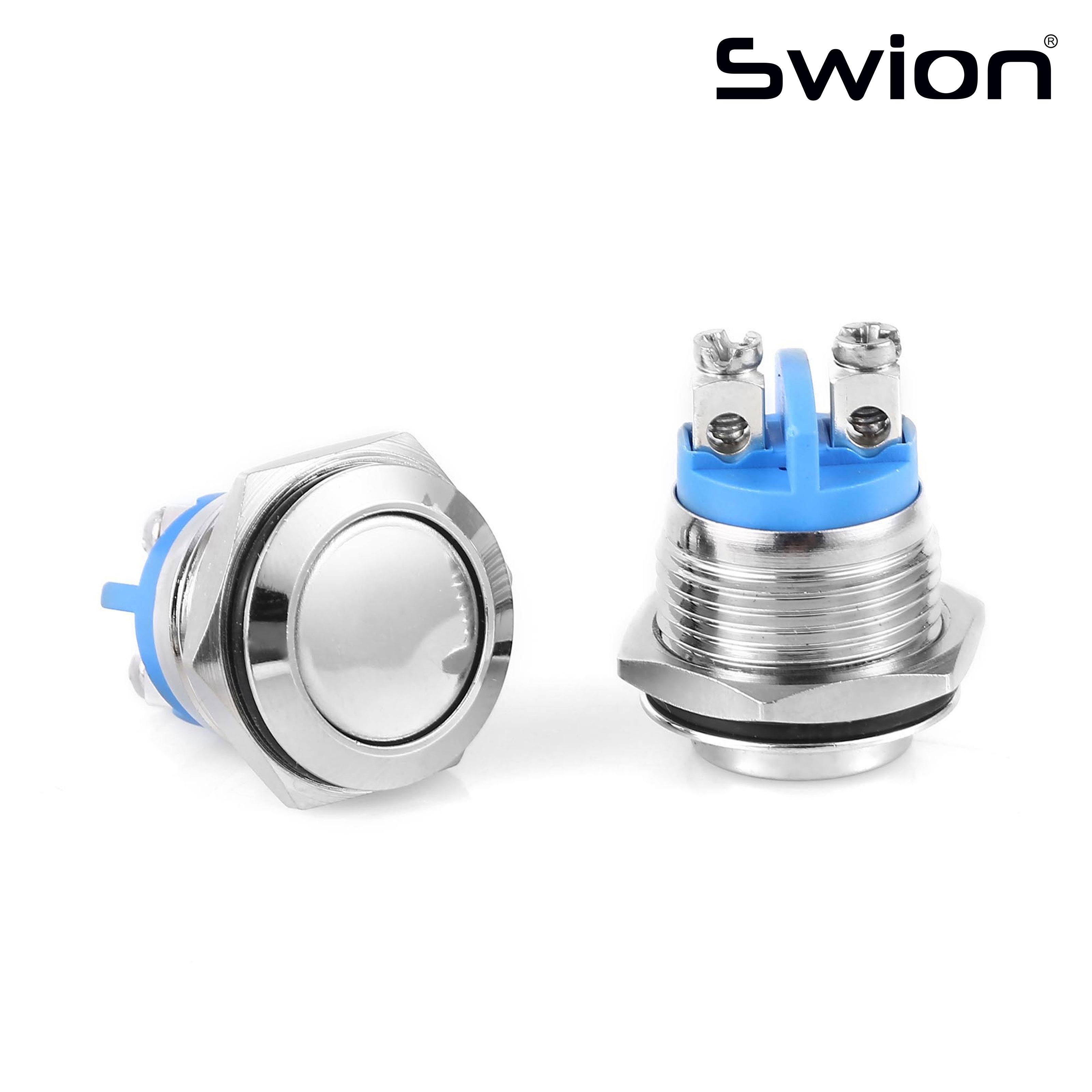 D61 | 19MM METAL YAYLI BUTON IŞIKSIZ BOMBE