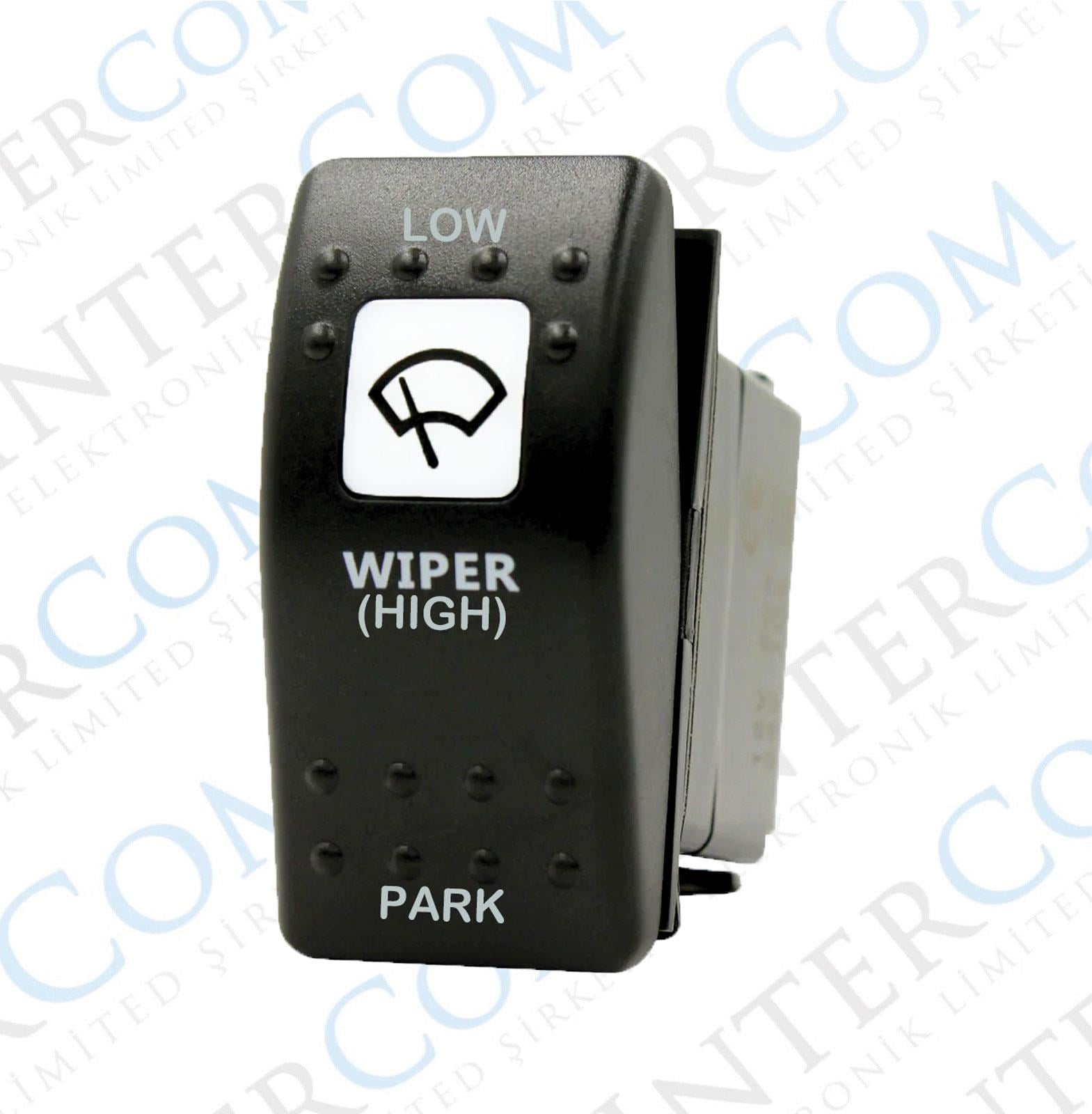 IC134M-S18 MARİN SW. 6P ON-ON-OFF 12-24V YAVAŞ-HIZLI-PARK SİLECEK