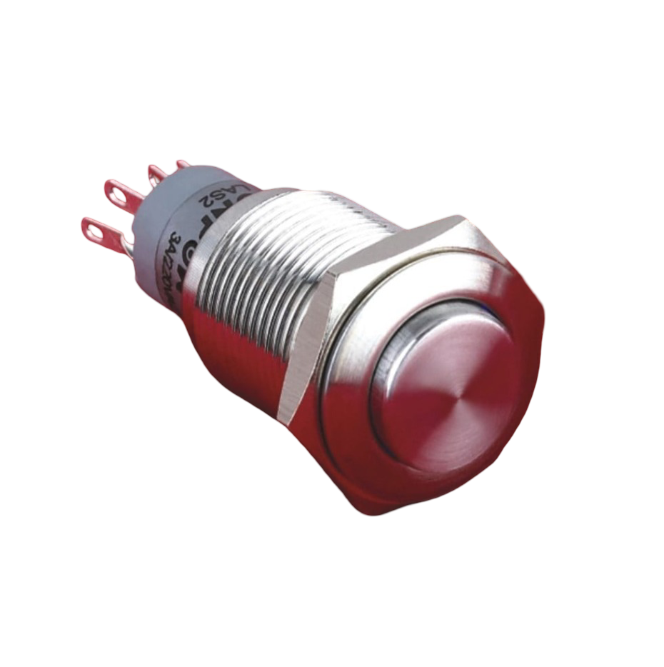 NO64 LAS2-GQH-11Z 16mm Metal Kalıcı Buton IP67
