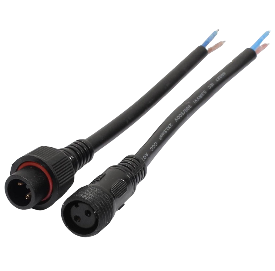 IC266K 2 PİN KABLOLU IP67 KONNEKTÖR TAKIM