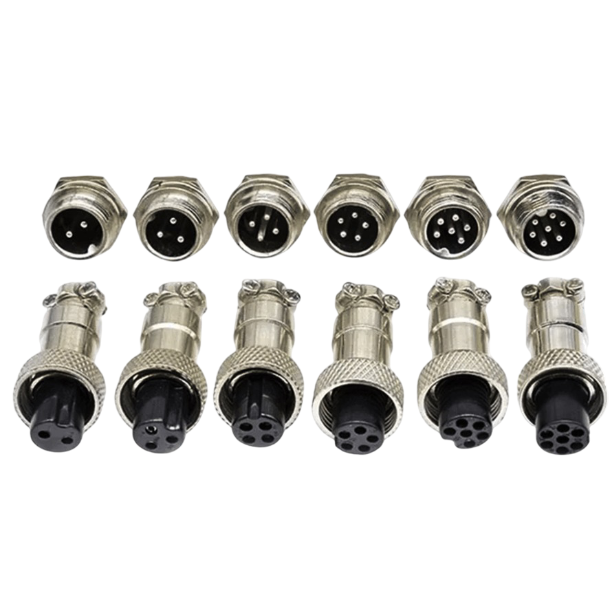 IC-261M 12mm Mayk Fiş Şase Erkek - Seyyar Dişi