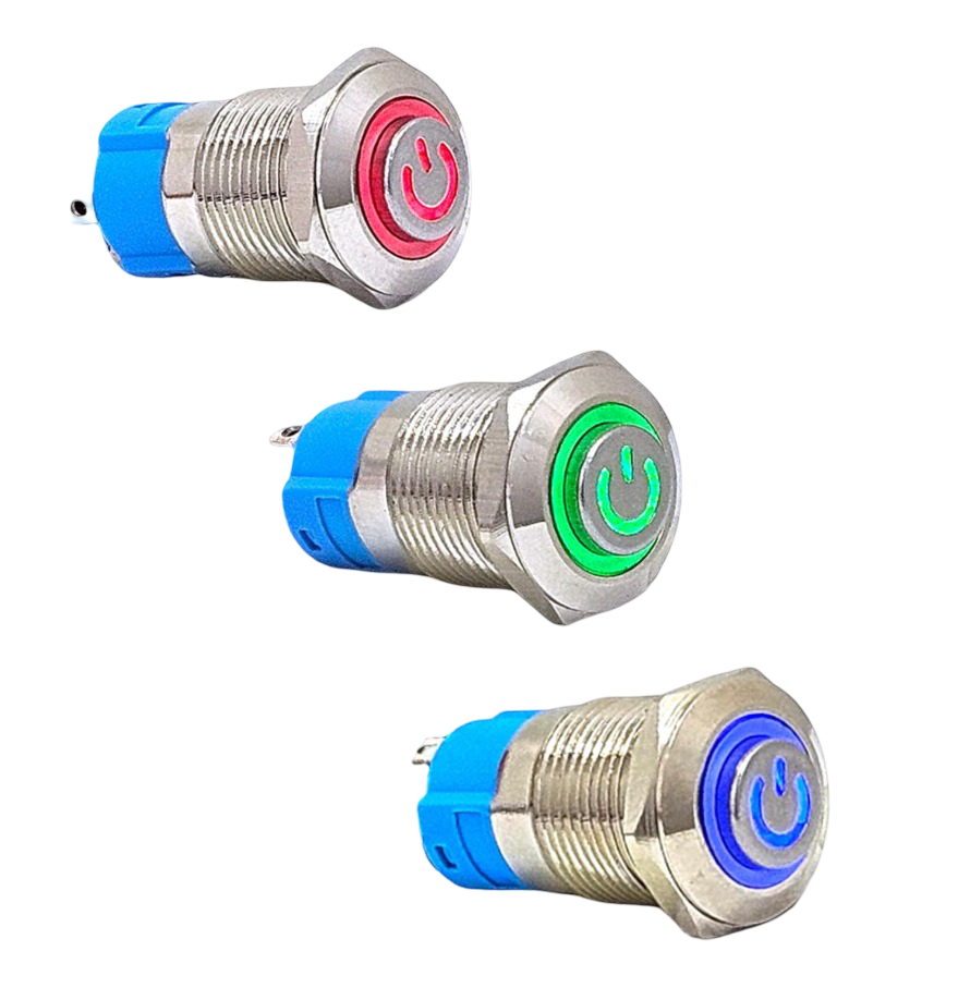 E12AT 12MM POWER SİMGELİ KALICILI 12-24V