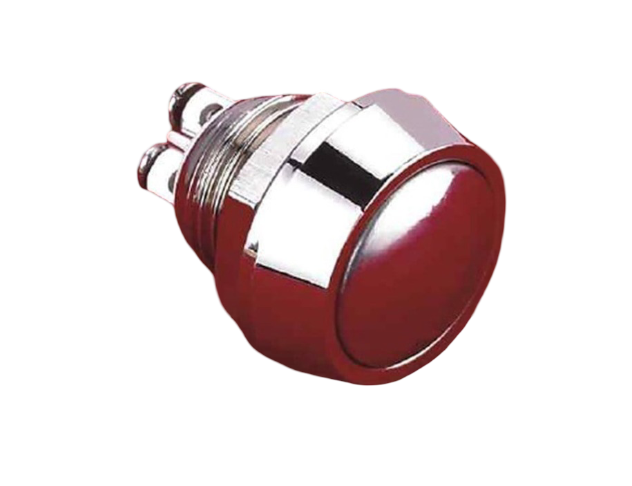 NO81 GQ12B-10-N 12mm Metal Yaylı Buton IP65