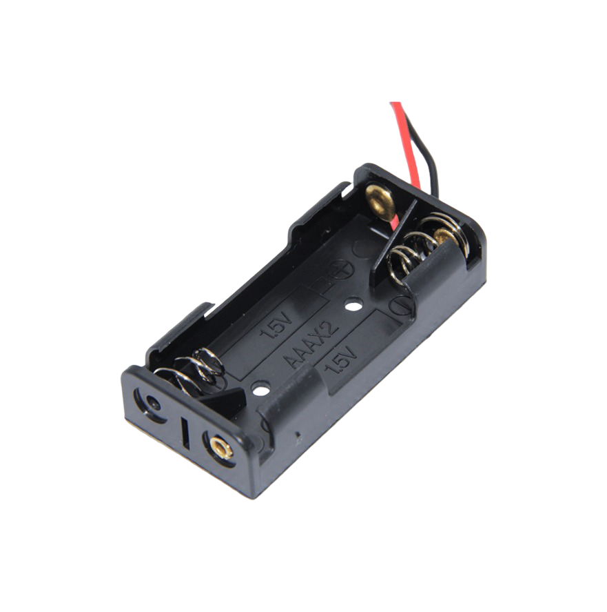 IC-233B Pil Yuvası 2'li Yan Yana İnce (AAA)