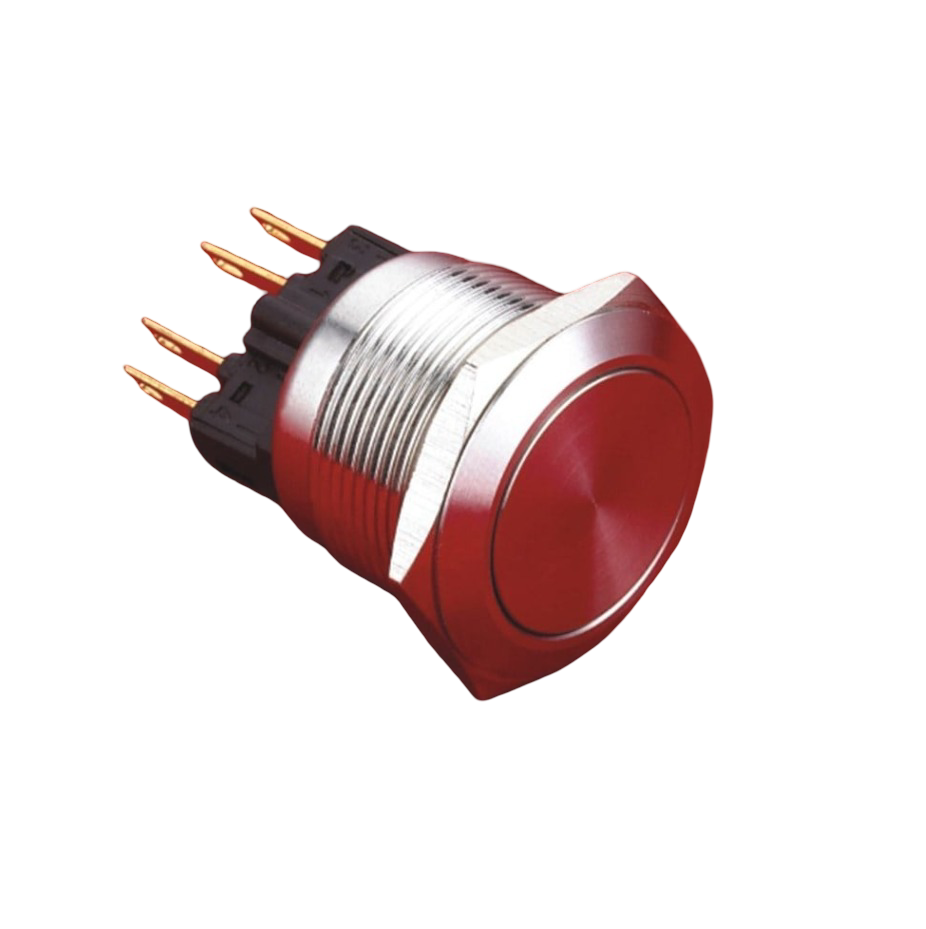 NO89 GQ22-11 22mm Metal Yaylı Buton IP65