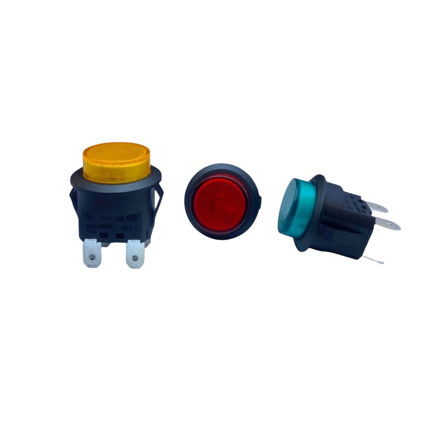 IC-180N 22MM PLASTİK BUTON 12V 4P