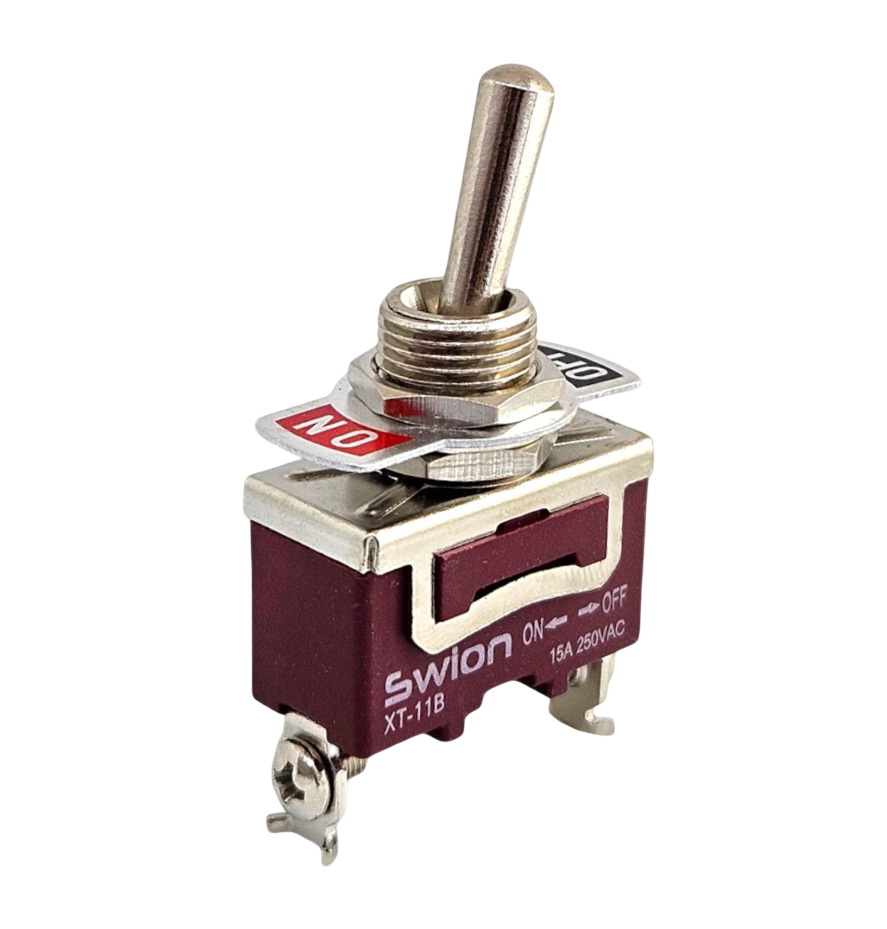 IC-152S-2 SWION Toggle Switch 15AMP 2P ON-OFF Ø12mm XT11-B