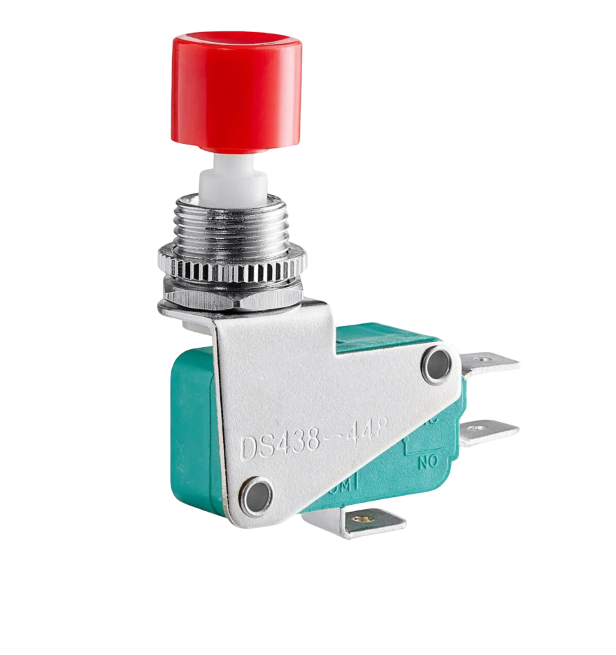 IC-176E Micro Switch Kırmızı Butonlu Ø12mm