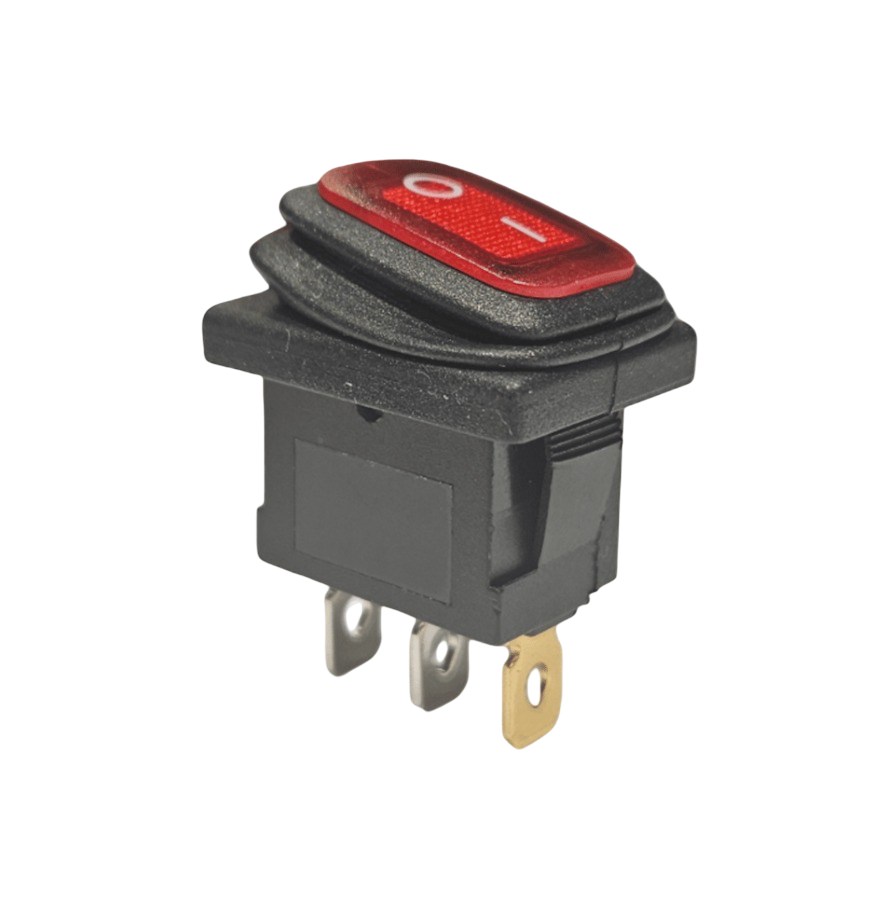IC-118W  Mini Işıklı Körüklü Anahtar 3P