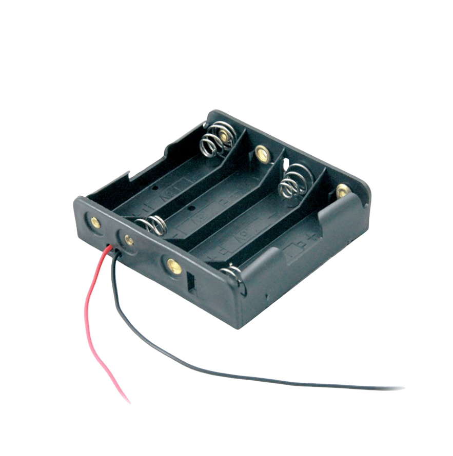 IC-234A Pil Yuvası 4 lü Yan Yana (AA)
