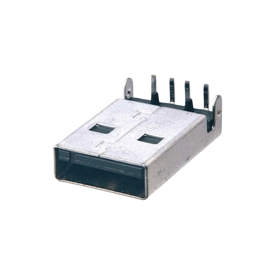 IC-264 USB Şase A Tip 90° Erkek