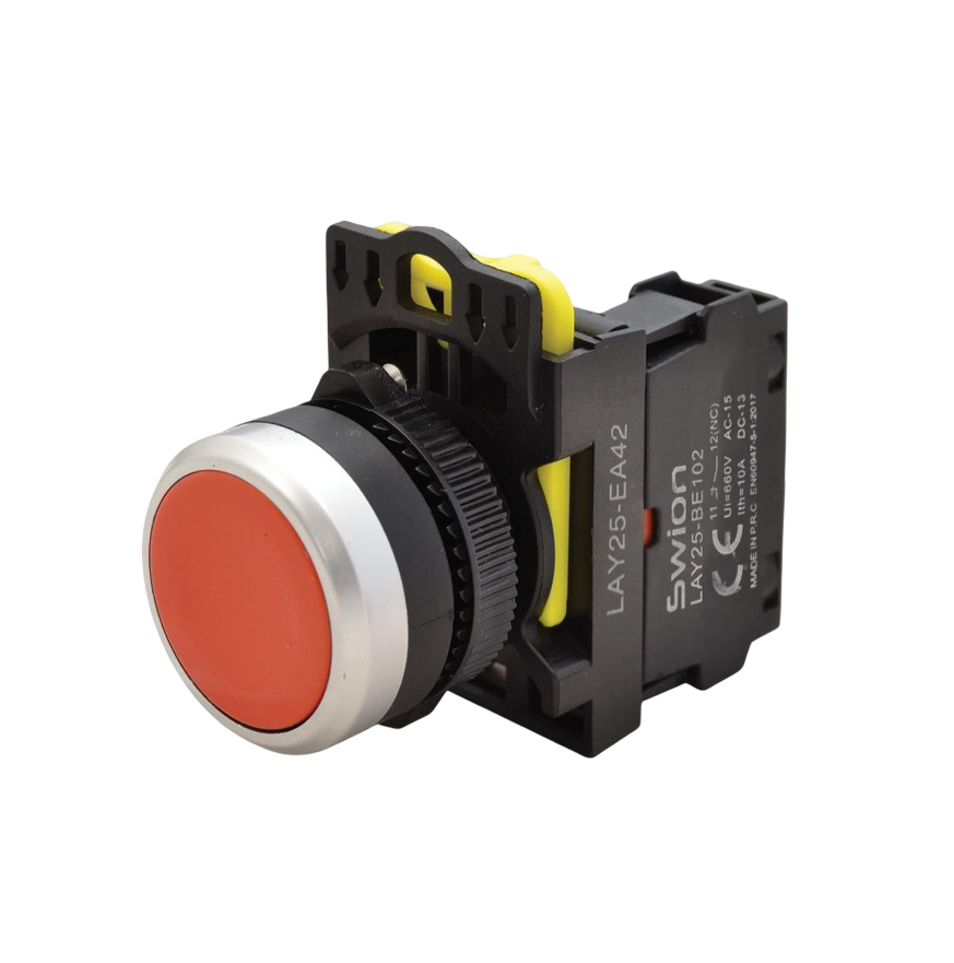 LAY25-EA42 22mm Buton Normalde Kapalı Kontak