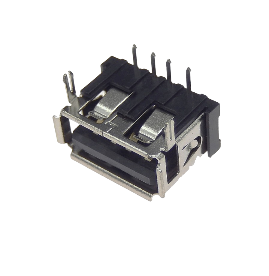 IC-265C USB Şase A Tip 90° Dişi Kısa