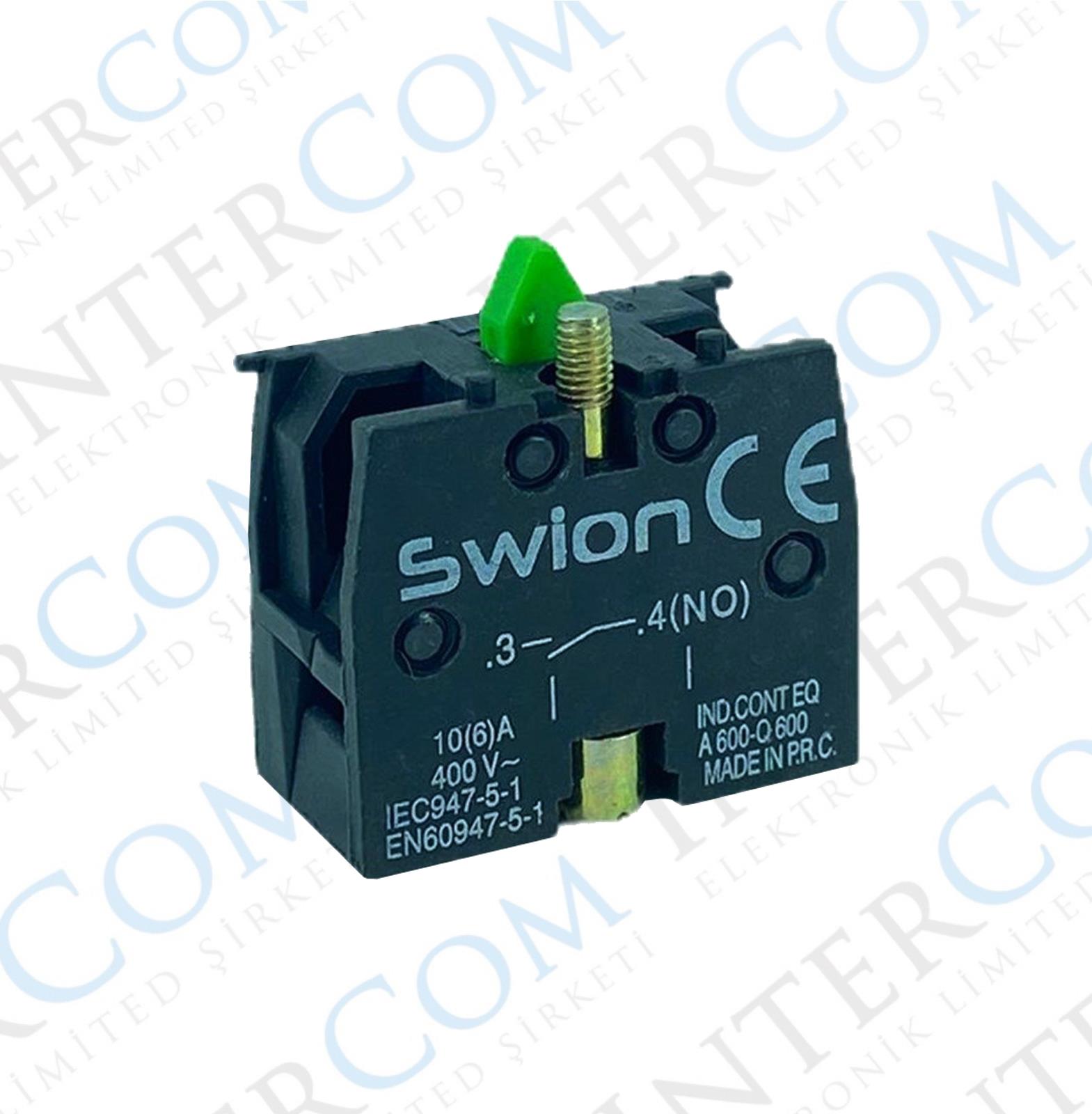 LAY5-Be101 22mm Kontak Blok (NO) Yeşil