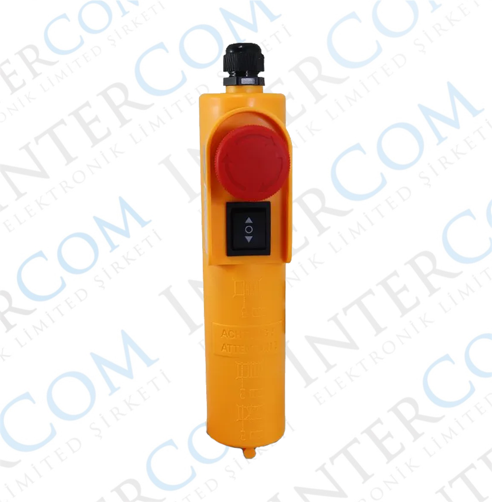 C0B-21E ACİL STOPLU VİNÇ KUMANDA BUTONU (MOTOR)